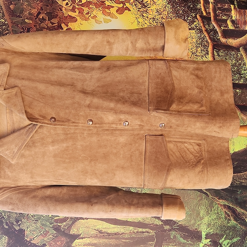 R M. WILLIAMS LONG HORN vintage heavy winter sheepskin jacket - Picture 3 of 12